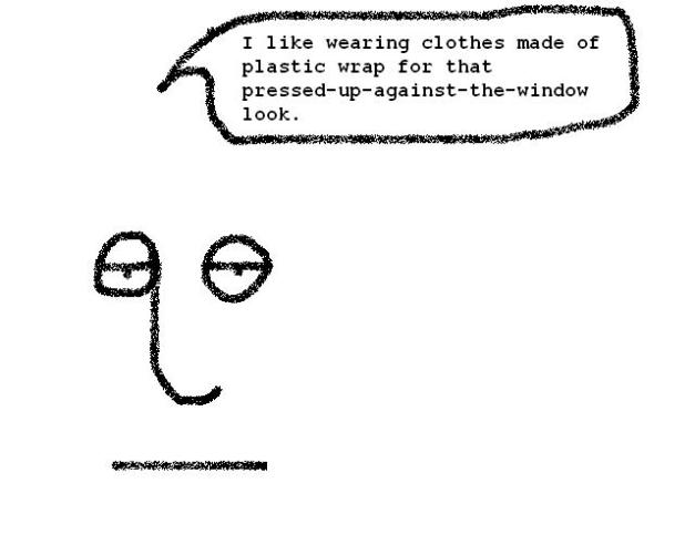 quoplasticwrapclothes