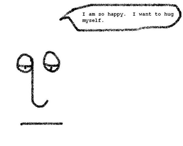 quosohappyhugself