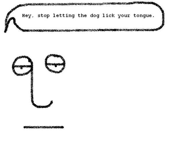 quodoglickingtongue