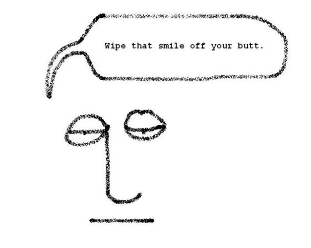 quosmileoffbutt